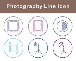 fotografía vector icono conjunto