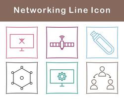 Networking Vector Icon Set