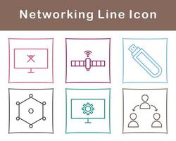 Networking Vector Icon Set