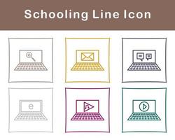 Schooling Vector Icon Set