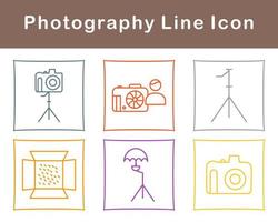 fotografía vector icono conjunto