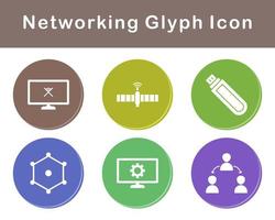 Networking Vector Icon Set
