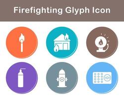 Firefighting Vector Icon Set