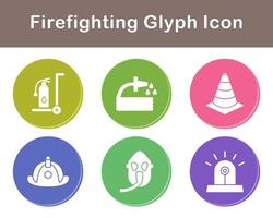 Firefighting Vector Icon Set