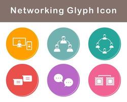 Networking Vector Icon Set