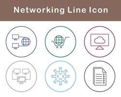 Networking Vector Icon Set