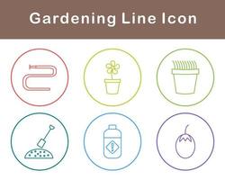 jardinería vector icono conjunto