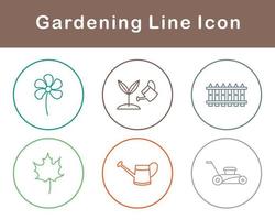 jardinería vector icono conjunto