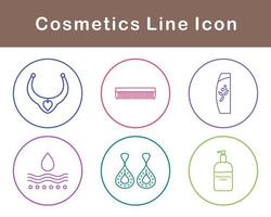 productos cosméticos vector icono conjunto