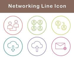 Networking Vector Icon Set