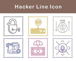 Hacker Vector Icon Set