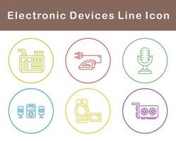 electrónico dispositivos vector icono conjunto