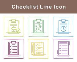 Checklist Vector Icon Set