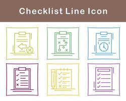 Checklist Vector Icon Set