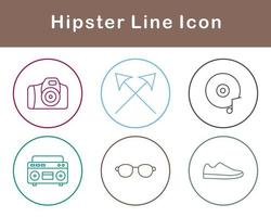 Hipster Vector Icon Set