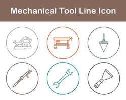 Mechanical Tool Vector Icon Set