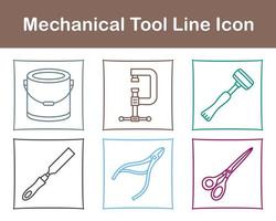 Mechanical Tool Vector Icon Set