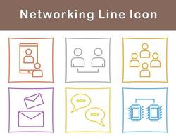 Networking Vector Icon Set