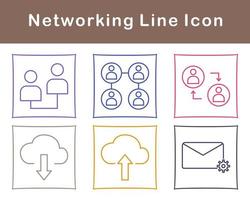 Networking Vector Icon Set