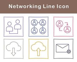 Networking Vector Icon Set