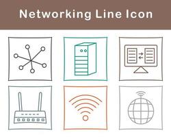 Networking Vector Icon Set