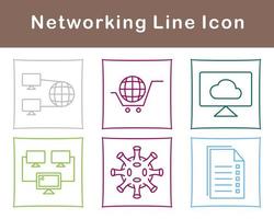 Networking Vector Icon Set