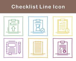 Checklist Vector Icon Set