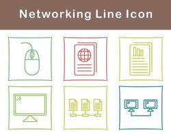 Networking Vector Icon Set