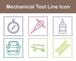 Mechanical Tool Vector Icon Set