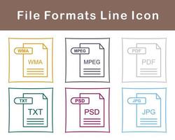 File Formats Vector Icon Set