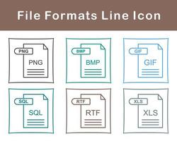 File Formats Vector Icon Set