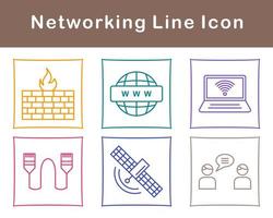 Networking Vector Icon Set