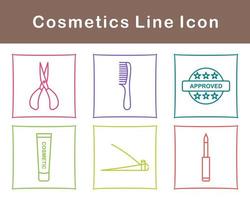 productos cosméticos vector icono conjunto