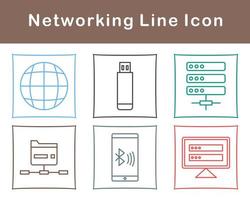 Networking Vector Icon Set