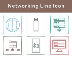 Networking Vector Icon Set