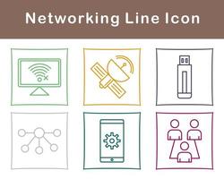 Networking Vector Icon Set