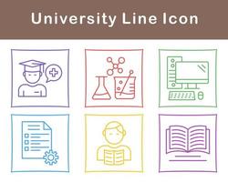 university Vector Icon Set