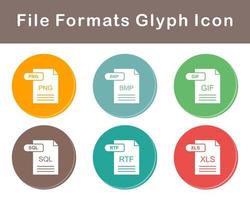 File Formats Vector Icon Set