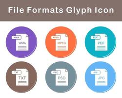 File Formats Vector Icon Set