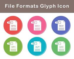 File Formats Vector Icon Set