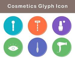 productos cosméticos vector icono conjunto