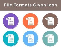 File Formats Vector Icon Set