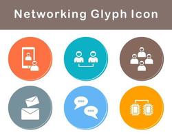 Networking Vector Icon Set