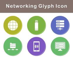 Networking Vector Icon Set