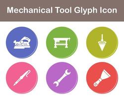 Mechanical Tool Vector Icon Set