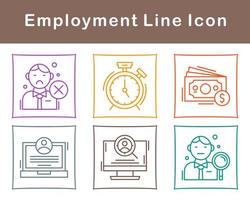 Employment Vector Icon Set