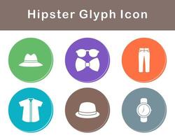 Hipster Vector Icon Set