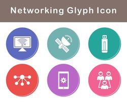 Networking Vector Icon Set