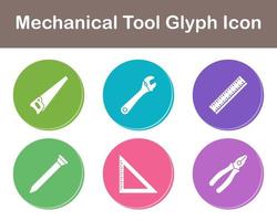 Mechanical Tool Vector Icon Set