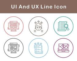 UI And UX Vector Icon Set